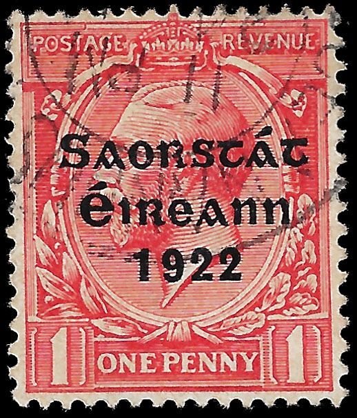 Ireland 1922 Sc 45 U vf