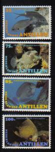 Netherlands Antilles 1982 MNH Fauna  Fishes complete