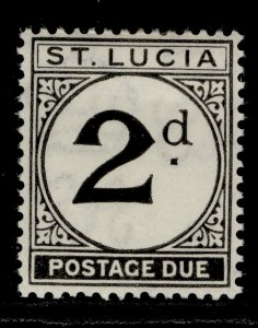 ST. LUCIA GV SG D4, 2d black, M MINT. Cat £24.