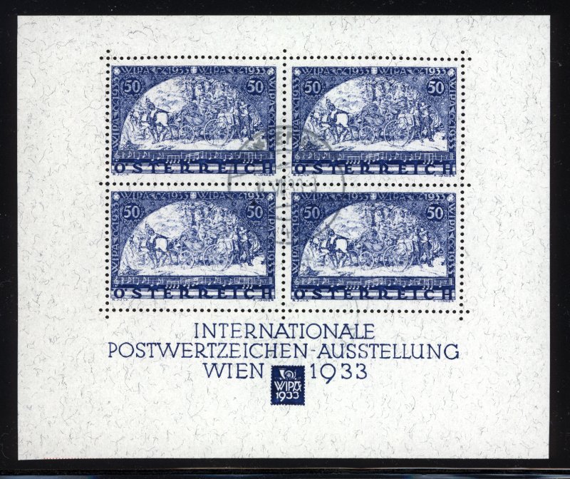 Austria 1933  Scott #B111 postally used (CV $3240)