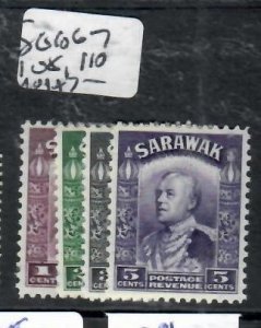 SARAWAK BROOKE   SG 106-7, 108, 110  MOG            P0327H