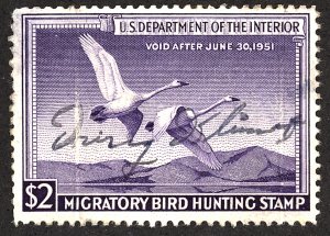 U.S. #RW17 Used Large Creases