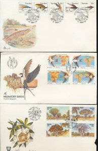 Ciskei Venda S.Africa Wildlife Birds Trees MNH x 75+Covers Cards x 10(W2299