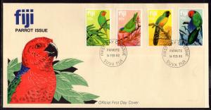 Fiji 481-484 Parrots U/A FDC