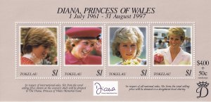 Tokelau 253 Lady Diana in memoriam MNH