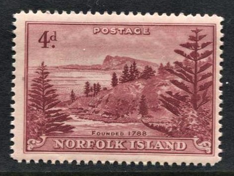 STAMP STATION PERTH Norfolk Island #7 Ball Bay Definitive MNH - CV$1.00