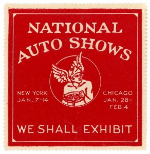 (I.B) US Cinderella : Auto Show Label (New York & Chicago)