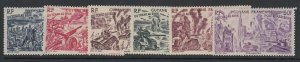 French Guiana, Scott C12-C17 (SG PA27-PA34), MLH