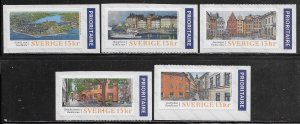 Sweden Scott #'s 2779a-e MNH