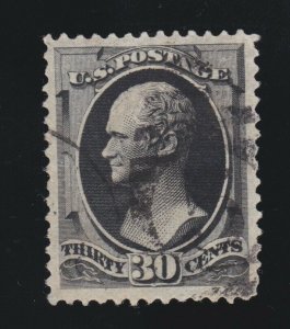 US 190 30c Hamilton Used XF