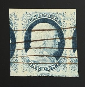 Tangstamp: US Stamp #9 Franklin Type V Used PSE Cert Graded 98J SMQ $1900