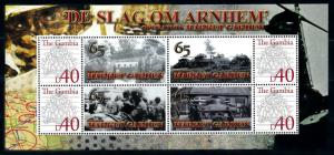 [76584] Gambia 2008 World War II Operation Market Garden Sheet MNH