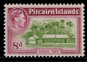 PITCAIRN ISLANDS GVI SG6a, 8d olive-green & magenta, NH MINT. Cat £24.