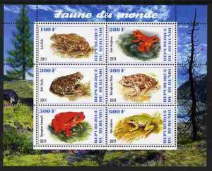 Burundi 2011 Fauna of the World - Amphibians (Frogs &...