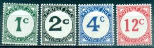 British Guiana #J1-J4  Mint  Scott $26.15