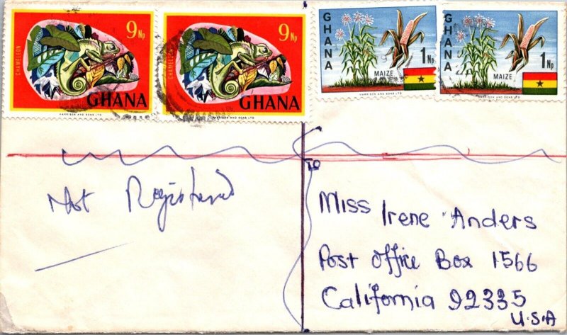 Ghana 1980? -  Cover To California - F66987