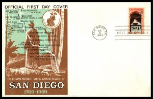 US 1373 California Allied U/A FDC