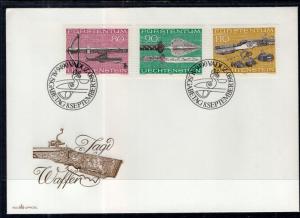 Liechtenstein 691-693 U/A FDC