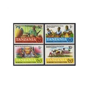 Tanzania 185-188,MNH.Michel 185-188.Year of the Disabled IYD-1981.Moris Nyunyusa