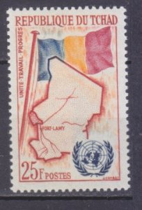 1961 Chad 67 Republic joining the UN