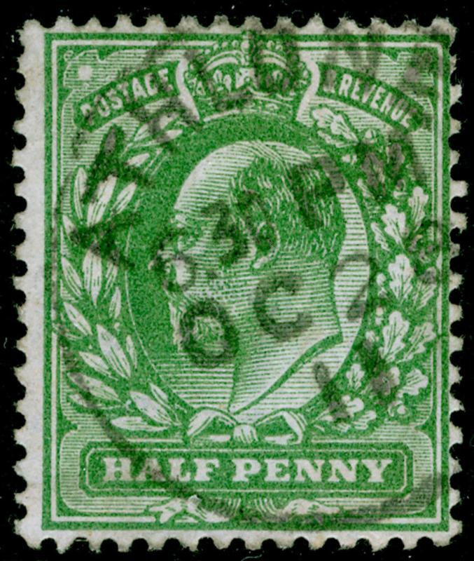 SG269 SPEC M3(3), ½d deep dull green, FINE USED, CDS.