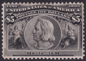 #245 Mint OG, VF (CV $2400 - ID46413) - Joseph Luft