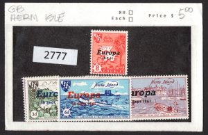 $1 World MNH Stamps (2777) GB HERM Island Mint see image for details