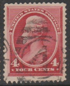 U.S. Scott #215 Jackson Stamp - Used Single