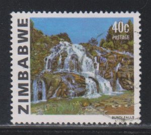 Zimbabwe, 40c Bundi Falls (SC# 426A) Used