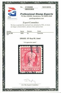 MALACK 369 XF-SUPERB, w/PSE (GRADED 95 (10/18)) CERT..MORE.. guu242