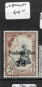 SWAZILAND QEII POSTAGE DUE SG D4   VFU    P0605H