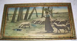 1920's Female Sheep Herder Print