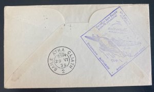 1939 Shediac Canada First Official Flight Airmail Cover FFC To Ireland 