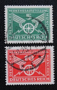 Germany #345-346 Used #345 XF-Superb Stamp