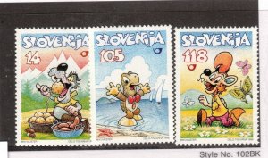 Slovenia Sc 322-3 MNH of 1998 - Cartoon's characters - HM05