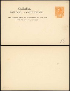 Canada 1c Admiral Postal stationery