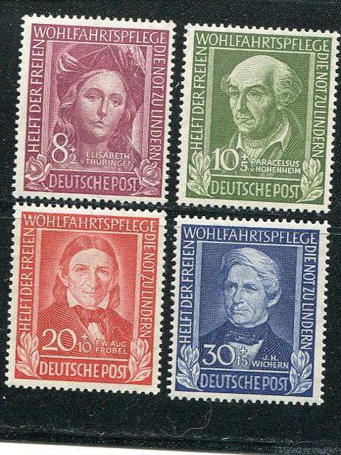 Germany #B310-13  Mint VF NH