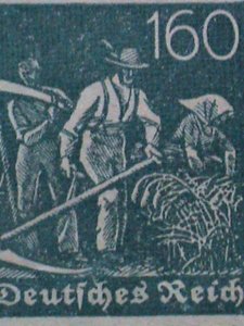 ​GERMANY 1921 SC#149 OVER 100 YEARS OLD STAMPS- FARMERS- PLATE BLOCKS OF 6-MNH