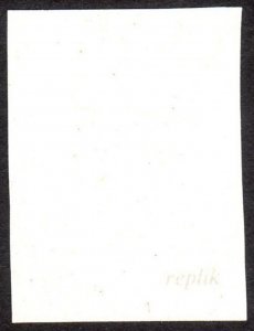 1850, Switzerland 5c, MNG, Wrong color, Sc 5, Reprint