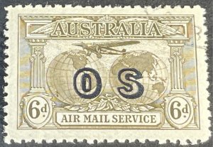 AUSTRALIA # CO1-USED--SINGLE--AIR-MAIL/OFFICIAL--1931