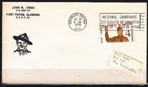 United States, 22/JUL/60. National Jamboree Cachet & Cancel on Cover. ^