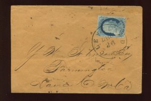 23 FRANKLIN USED ON COVER  NY to Cleveland Tennessee (LV 1628)