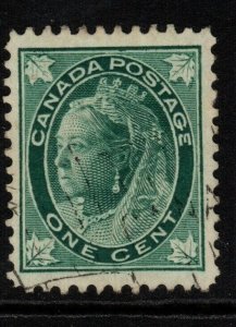 CANADA SG143 1897 1c BLUE-GREEN USED