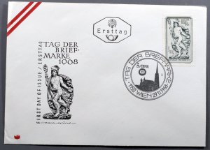 Austria #B324 First Day Cover Semi-Postal Stamp Day