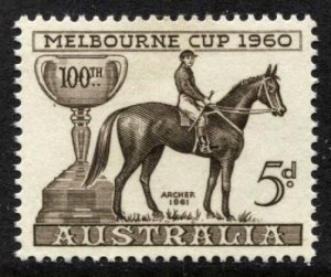 STAMP STATION PERTH - Australia #337 QEII Melbourne Cup Cent. MVLH