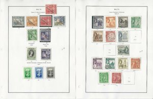 Malta Stamp Collection on 24 Steiner Pages, 1928-1972, JFZ 