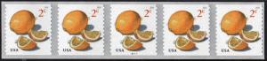 SC#5256 2¢ Meyer Lemons Plate Strip of Five: #B11111 (2018) SA