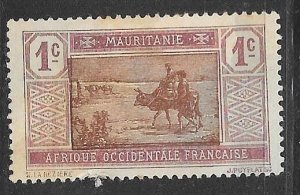 Mauritania 18: 1c Desert Crossing, unused, NG, F-VF