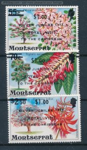 [121419] Montserrat 1977 Flora trees Pink Blossom Silver jubilee OVP MNH