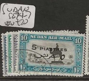 SUDAN   SG 74-77  REVALUED SET    VFU    P0523A H